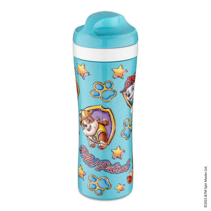 Koziol Drinking Bottle Oasis Paw Patrol, Plastic, Organic Blue, 425 ml