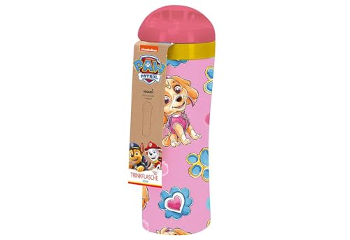 Koziol Drinking Bottle Oasis Paw Patrol, Plastic, Organic Pink, 425 ml