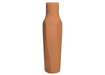 Brown Scanpan water bottle on a white background