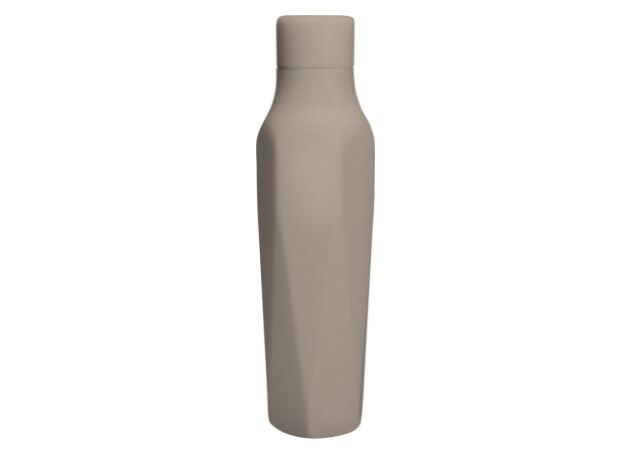 Beige Scanpan water bottle on a white background