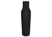 Black Scanpan water bottle on a white background