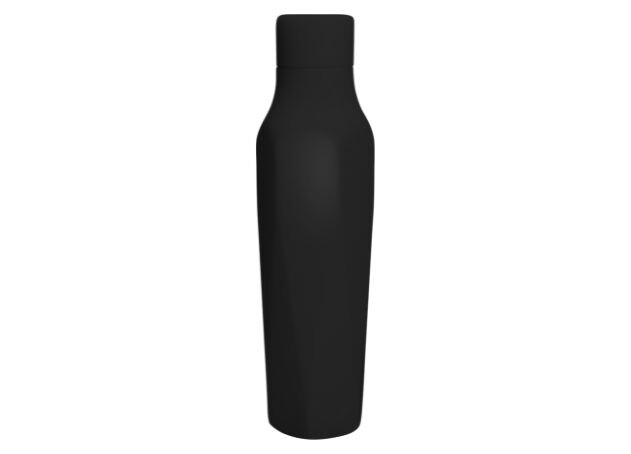 Black Scanpan water bottle on a white background