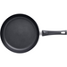 A black SCANPAN Urban 28cm Frying Pan with a smart detachable handle, suitable for modern kitchens.