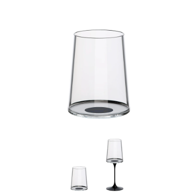 Trebonn SplitGlass 2pc White Wine Glass Tumbler Set