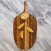 TeakHaus Canoe Paddle Bread Board With Lemon