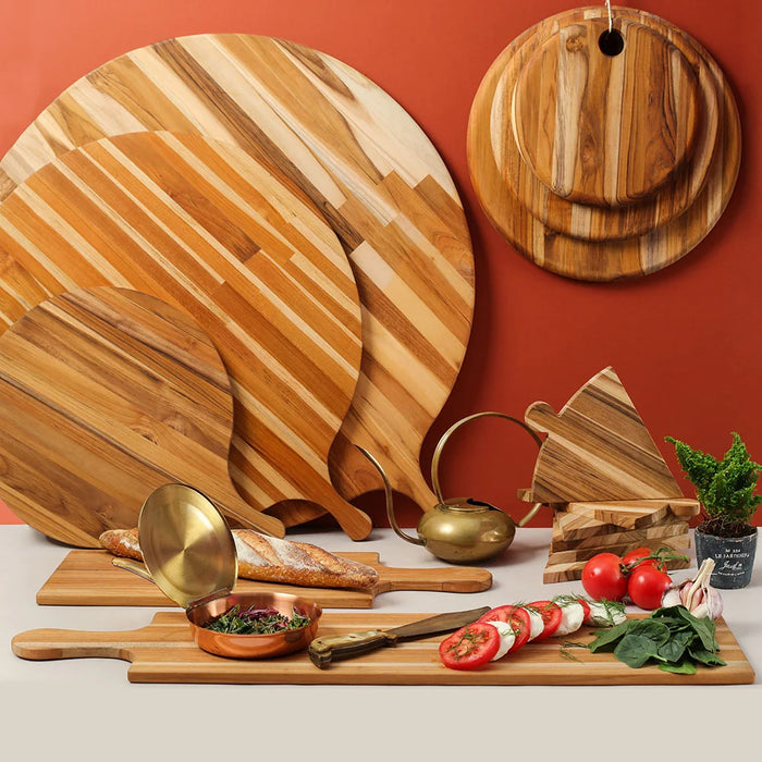 TeakHaus Canoe Paddle Serving Board - Long