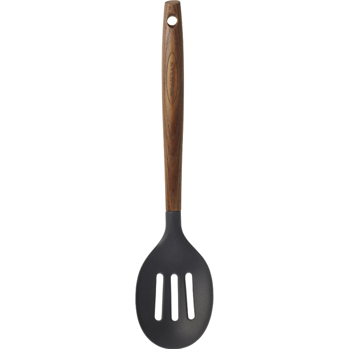 SCANPAN Carbonised Ash 31cm Slotted Spoon