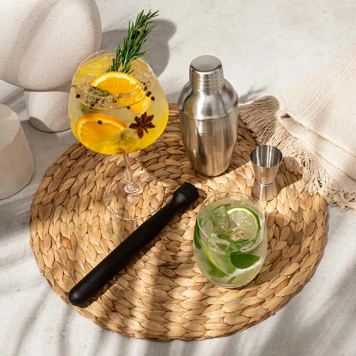 acu Vin Bar in a Box 3pc Cocktail Set with shaker, jigger and muddler