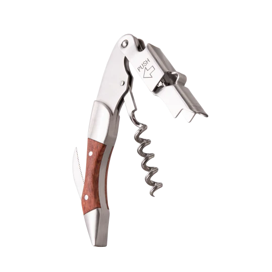 Vacu Vin Push Waiter's Corkscrew - Wood