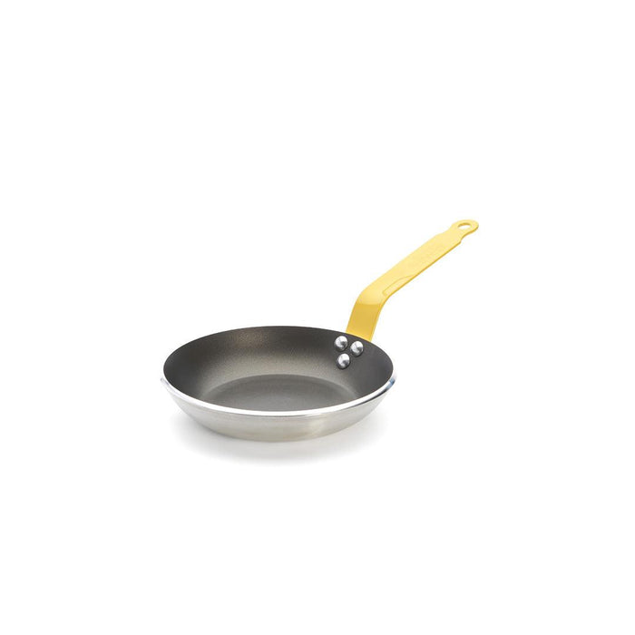 De Buyer Choc Resto 24cm Frying Pan With Yellow Handle