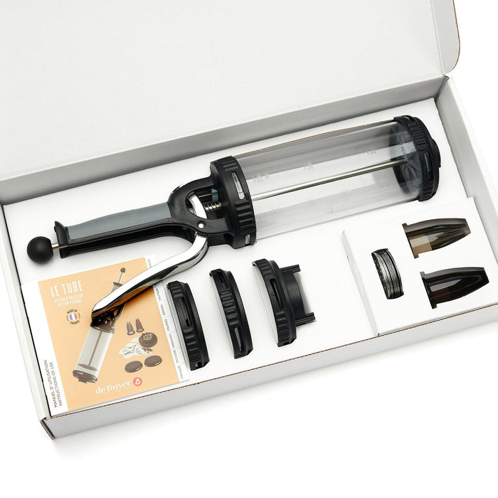 De Buyer Le Tube Pressure Pastry Syringe Set (Biscuit Kit Included) - HAUSwares