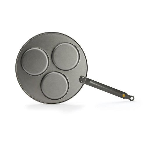 De Buyer Mineral B 27cm 3 Blinis Pan - HAUSwares