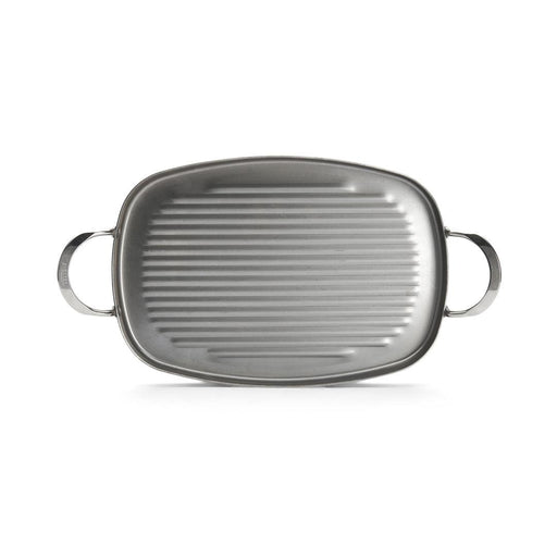 De Buyer Mineral B 38cm Rectangular Grill Pan - HAUSwares