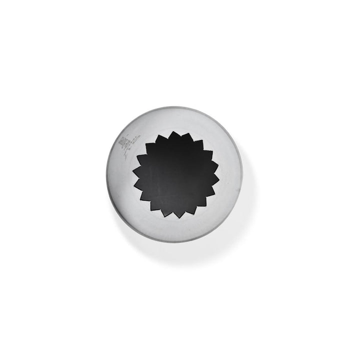 De Buyer Stainless Steel 17.5mm Petit Four Star Nozzle - 18 Teeth - HAUSwares