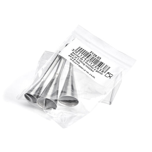 De Buyer Stainless Steel Garnishing Nozzles - 3 Piece Set - HAUSwares