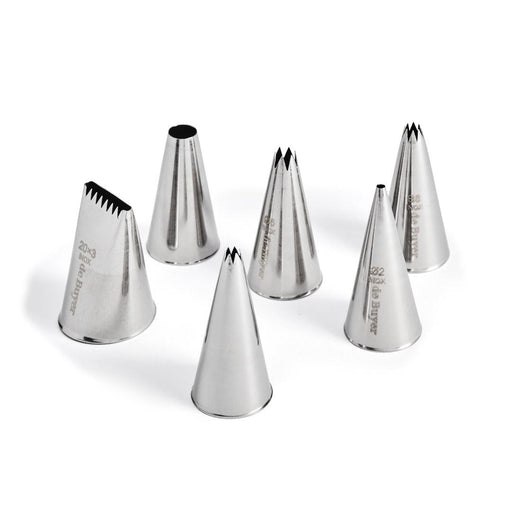 De Buyer Stainless Steel Nozzles - 6 Piece Set - HAUSwares