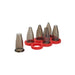 De Buyer Tritan Plain Nozzle Set With Holder - 6 Piece Set - HAUSwares