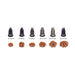 De Buyer Tritan Star Nozzle Set With Holder - 6 Piece Set - HAUSwares
