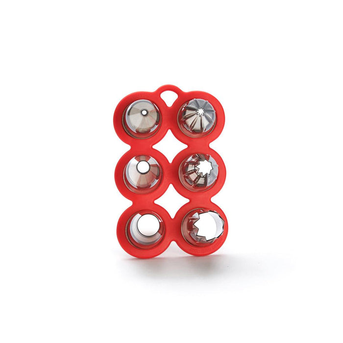 De Buyer Tritan Starter Nozzle Set With Holder - 6 Piece Set - HAUSwares