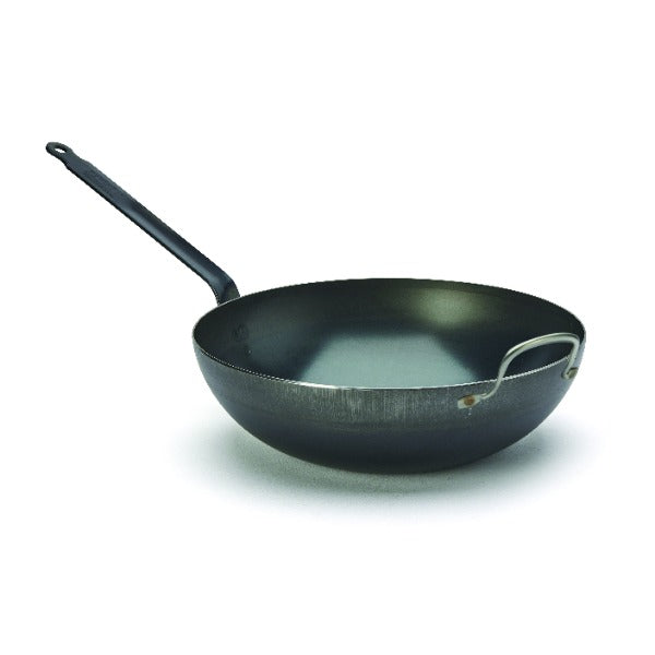 De Buyer Blue Steel 32cm Wok