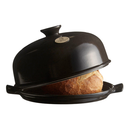 Emile Henry Bread Cloche Charcoal 34cm x 28.5cm