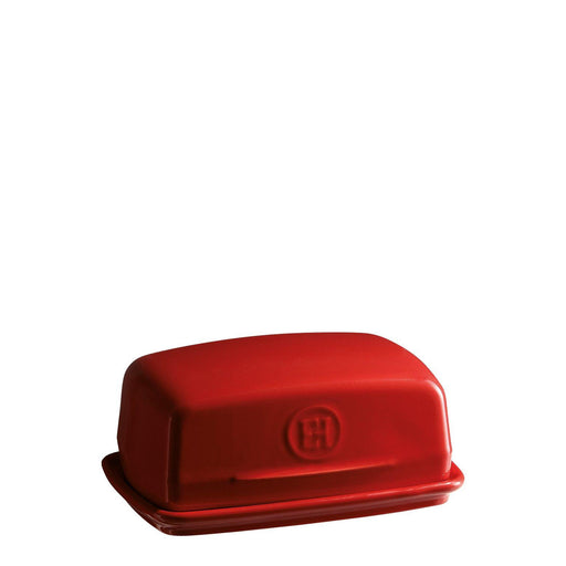 Emile Henry Butter dish Burgundy 17cm x 11cm