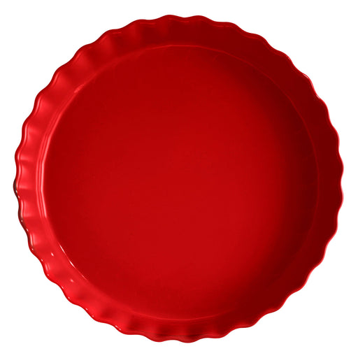 Emile Henry Deep Flan Dish Burgundy 32cm - HAUSwares
