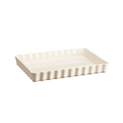 Emile Henry Deep Rectangular Tart Dish Clay - HAUSwares