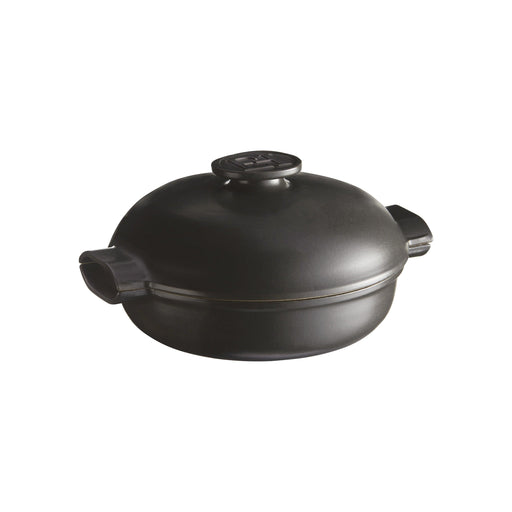 NEW Emile Henry Delight Braiser with Lid Slate 27cm dia.
