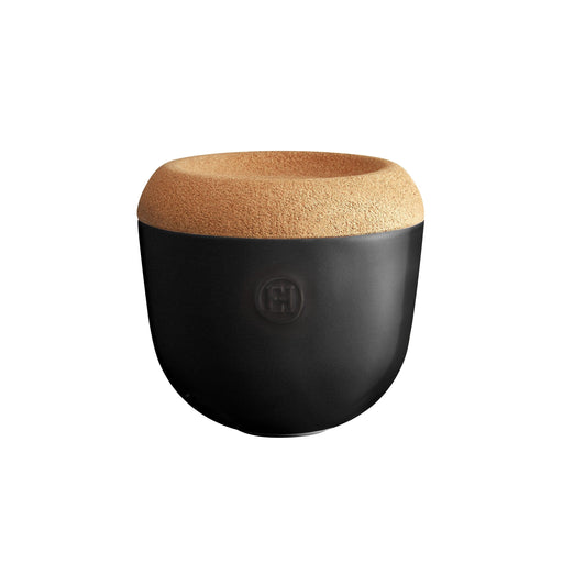 Emile Henry Garlic Pot Black Truffle - HAUSwares