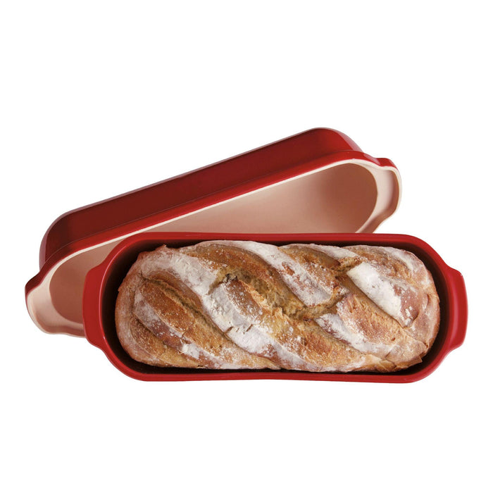 Emile Henry Large Bread Loaf Baker Burgundy - HAUSwares
