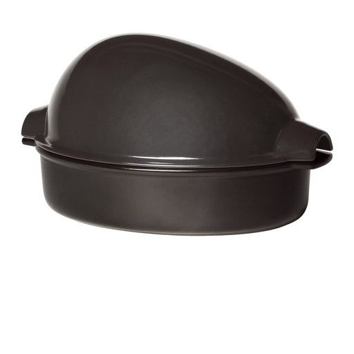 Emile Henry Large Roaster Charcoal 41.5cm x 27.5cm