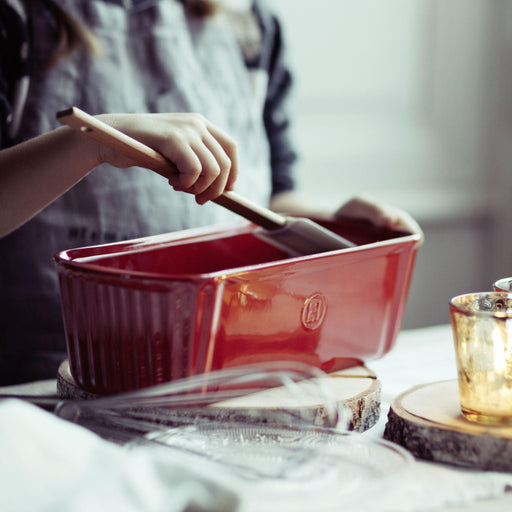 Emile Henry Loaf Baking Dish Burgundy 31cm x 13cm - HAUSwares