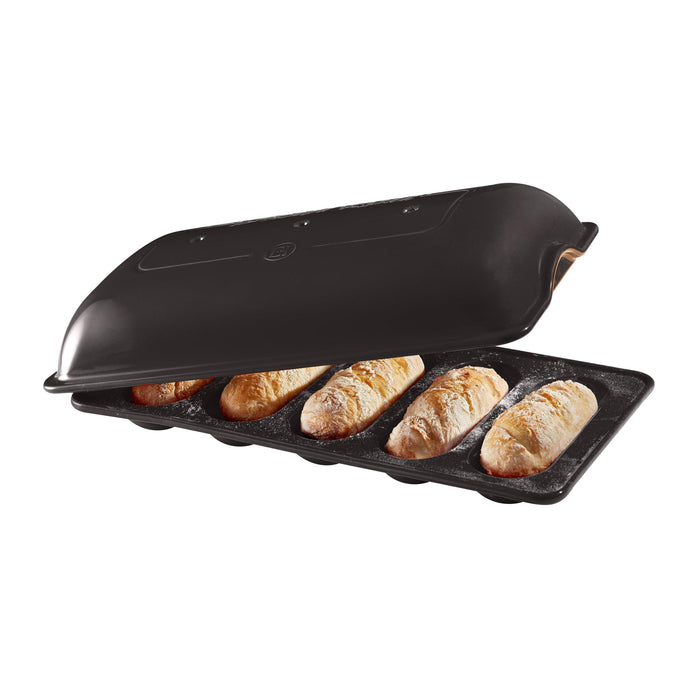 Emile Henry Mini Baguette Baker Charcoal - HAUSwares