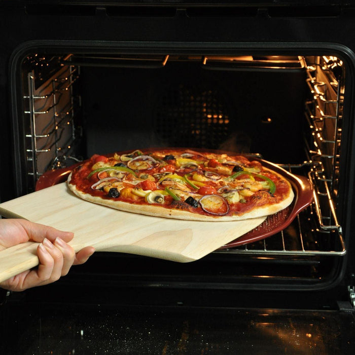 Emile Henry Ridged Pizza Stone Charcoal 40cm dia. - HAUSwares