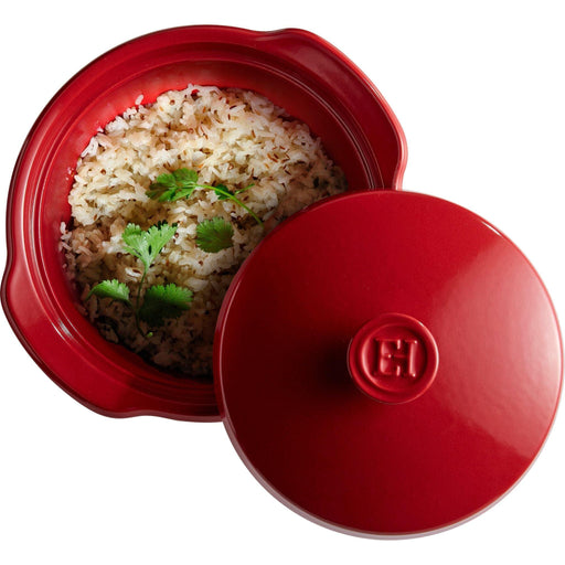 Emile Henry Round Stewpot Burgundy 22cm dia. 2.5l - HAUSwares