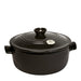 Emile Henry Round Stewpot Charcoal 28.5cm dia. 5.3l