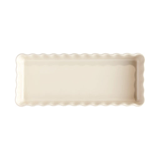 Emile Henry Slim Rectangular Tart Dish Clay - HAUSwares
