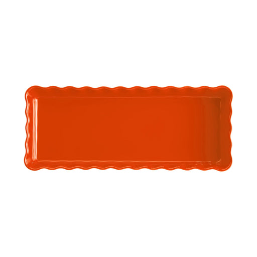 Emile Henry Slim Rectangular Tart Dish Toscane