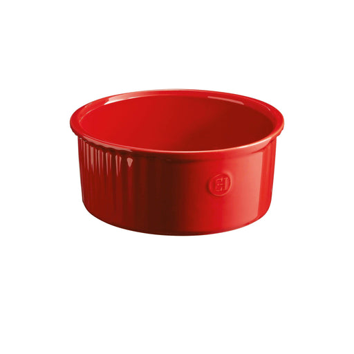 Emile Henry Souffle Baking Dish Burgundy - HAUSwares