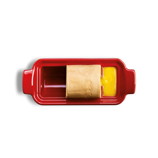Emile Henry Terrine foie gras medaillon Burgundy 24.5cm x 10cm - HAUSwares