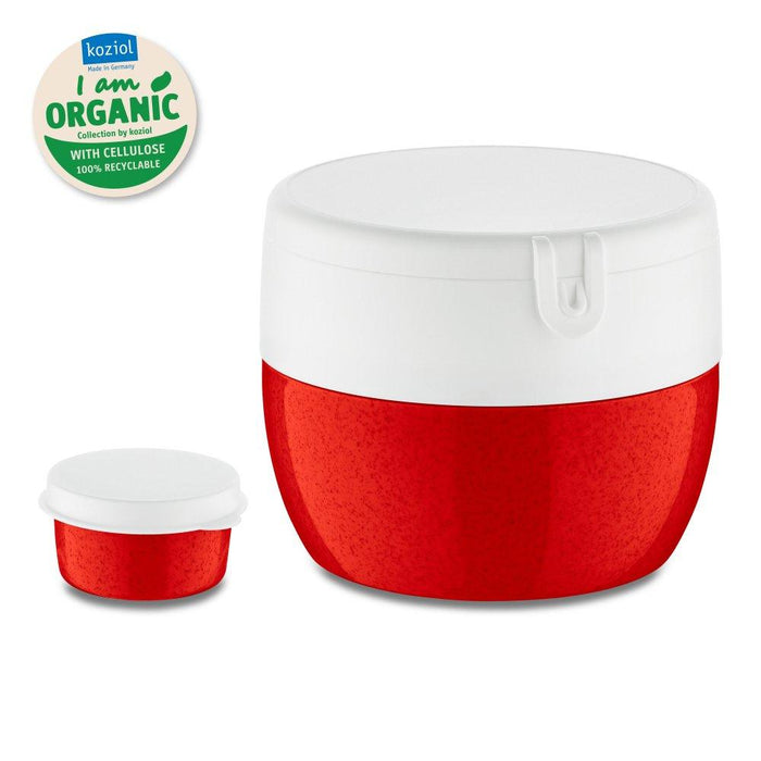 Koziol BENTOBOX M Bento Box - Organic Red - HAUSwares