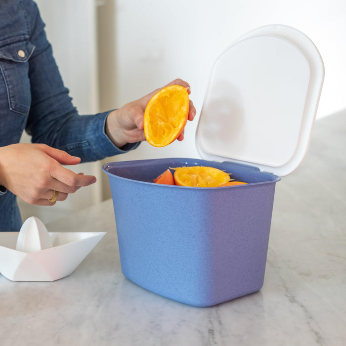 Koziol BIBO Waste Bin - Organic Blue - HAUSwares