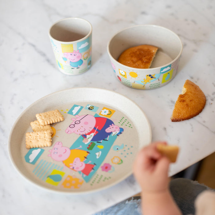 Koziol Connect 3pc Dining Set - Peppa Pig - HAUSwares