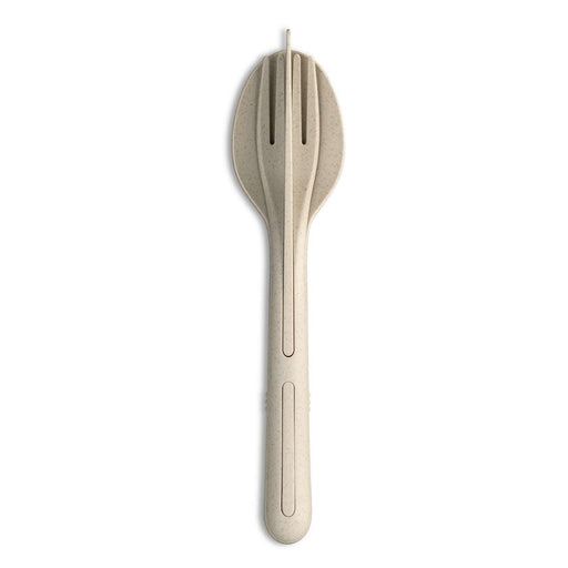 Koziol Klikk Cutlery Set 3 Pieces - Nature Desert Sand