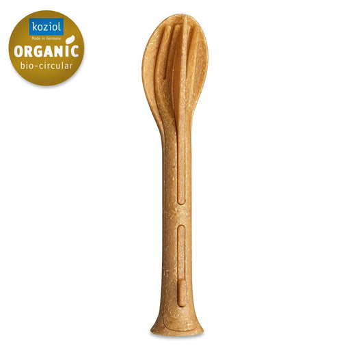 Koziol Klikk Cutlery Set 3-Pieces - Nature Wood