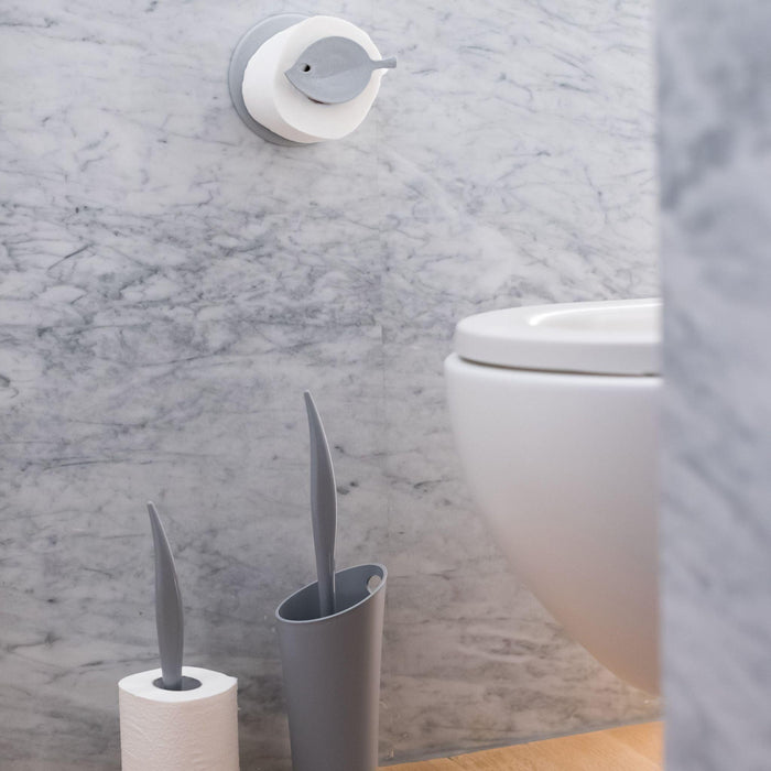 Koziol SENSE Toilet Paper Holder Organic Grey - HAUSwares