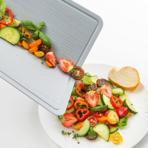Koziol SNAP 2.0 Cutting Board Organic Grey - HAUSwares