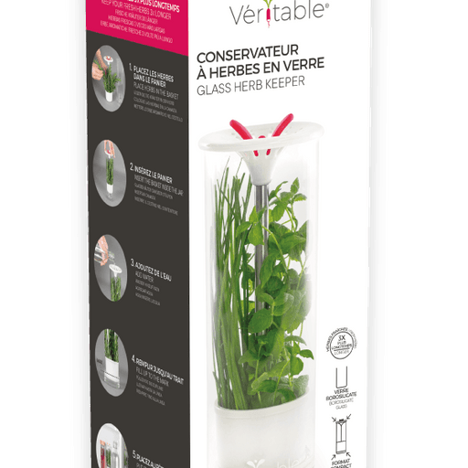 NEW Veritable Glass Herb Keeper - HAUSwares