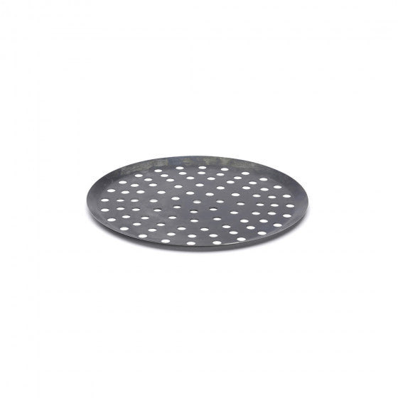 De Buyer Blue Steel 28cm Perforated Pizza Tray